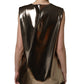 Dolce & Gabbana Metallic Bronze Roundneck SleevelessTank Top