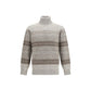 Brunello Cucinelli Gray Alpaca Vicugna Pacos Turtleneck