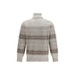 Brunello Cucinelli Gray Alpaca Vicugna Pacos Turtleneck