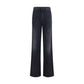 Gucci Black Cotton Straight-Leg Jeans