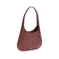 Khaite Bordeaux Calf Leather Bos Taurus Shoulder Bag