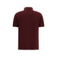 Brunello Cucinelli Bordeaux Cotton Polo Shirt