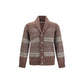 Brunello Cucinelli Bordeaux Alpaca Vicugna Pacos Cardigan