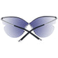 Ana Hickmann Gray Metal Sunglasses