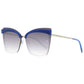 Ana Hickmann Gold Metal Sunglasses