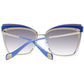 Ana Hickmann Gold Metal Sunglasses