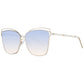 Ana Hickmann Gold Metal Sunglasses