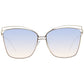 Ana Hickmann Gold Metal Sunglasses