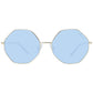 Ana Hickmann Gold Metal Sunglasses