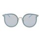 Ana Hickmann Blue Metal Sunglasses