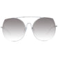 Ana Hickmann Gray Metal Sunglasses