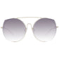 Ana Hickmann Gold Metal Sunglasses