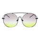 Ana Hickmann Black Metal Sunglasses