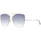 Ana Hickmann Gold Metal Sunglasses