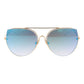 Ana Hickmann Gold Metal Sunglasses