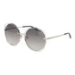 Ana Hickmann Gray Metal Sunglasses