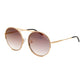 Ana Hickmann Gold Metal Sunglasses