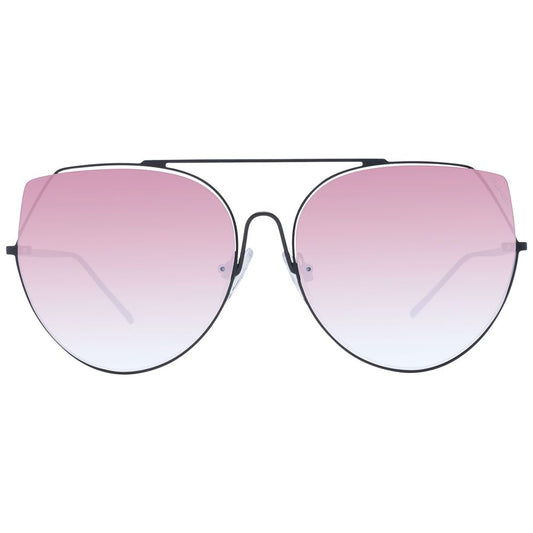 Ana Hickmann Black Metal Sunglasses
