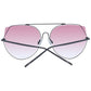 Ana Hickmann Black Metal Sunglasses