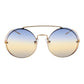 Ana Hickmann Gold Metal Sunglasses