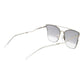 Ana Hickmann Gray Metal Sunglasses