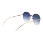 Ana Hickmann Gold Metal Sunglasses