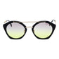Ana Hickmann Black Metal Sunglasses