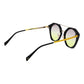 Ana Hickmann Black Metal Sunglasses