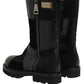 Dolce & Gabbana Black Patchwork Leather Mid Calf Boots Shoes