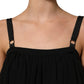 Dolce & Gabbana Black Sleeveless Floral Lace Tank Blouse Top