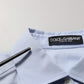 Dolce & Gabbana Blue Collared Long Sleeves Dress Shirt Top