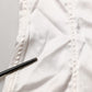 Dolce & Gabbana White Silk Satin Padded Bra Corset Style Top