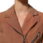 Lamberto Petri Top Multicolor Gradient Crochet Shawl Cardigan Women