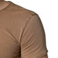 Dolce & Gabbana Brown Cotton Logo Patch Round Neck T-shirt