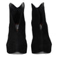 Alaïa Black Leather Ankle Boots