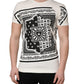 Dolce & Gabbana White Cotton Logo Bandana Print Men T-shirt