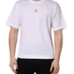Dolce & Gabbana White Metal DG Logo Cotton Short Sleeves T-shirt