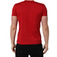 Dolce & Gabbana Red Goodluck 2023 Cotton Crew Neck T-shirt