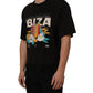 Dolce & Gabbana Black Tropical "IBIZA" Men Crew Neck T-shirt