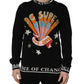 Dolce & Gabbana Black Super King Crew Neck Sweatshirt Sweater