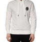 Dolce & Gabbana White Cotton Hooded Sweatshirt Sweater