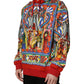 Dolce & Gabbana Multicolor Glamzilla Hooded Men Sweatshirt Sweater