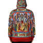 Dolce & Gabbana Multicolor Glamzilla Hooded Men Sweatshirt Sweater