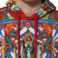Dolce & Gabbana Multicolor Glamzilla Hooded Men Sweatshirt Sweater