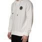 Dolce & Gabbana White Cotton Hooded Sweatshirt Sweater
