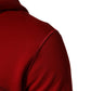 Dolce & Gabbana Red Embroidered Logo Hooded Full Zip Sweater
