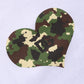 Dolce & Gabbana White Heart Shaped Camouflage Patch Men T-shirt
