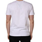 Dolce & Gabbana White DG Logo Print Short Sleeves Men T-shirt