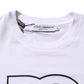 Dolce & Gabbana White DG Logo Print Short Sleeves Men T-shirt