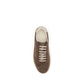 Brunello Cucinelli Beige Calf Leather Bos Taurus Low Top Sneakers